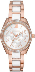  Shop Authentic Michael Kors Janelle Multifunction Silver Dial Two Tone Steel Strap Watch For Women - MK7131 - Luxxuri