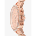  Shop Authentic Michael Kors Ritz Chronograph Rose Gold Dial Rose Gold Steel Strap Watch For Women - MK7223 - Luxxuri
