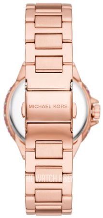  Shop Authentic Michael Kors Mini Camille Multifunction Rose Gold Dial Rose Gold Steel Strap Watch For Women - MK7273 - Luxxuri