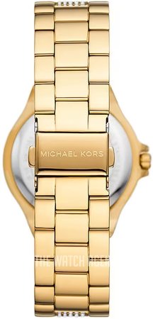  Shop Authentic Michael Kors Lenox Three Hand Silver Dial Gold Steel Strap Watch For Women - MK7361 - Luxxuri