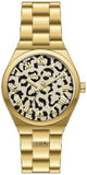  Shop Authentic Michael Kors Lennox Three-Hand Gold Dial Gold Steel Strap Watch for Women - MK7500 - Luxxuri