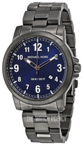  Shop Authentic Michael Kors Paxton Analog Blue Dial Grey Steel Strap Watch For Men - MK8499 - Luxxuri