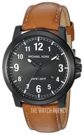  Shop Authentic Michael Kors Paxton Analog Black Dial Brown Rubber Strap Watch For Men - MK8502 - Luxxuri