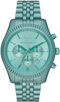  Shop Authentic Michael Kors Lexington Chronograph Turquoise Dial Turquoise Steel Strap Watch For Men - MK8793 - Luxxuri