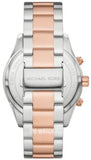  Shop Authentic Michael Kors Layton Chronograph Black Dial Two Tone Steel Strap Watch For Men - MK8913 - Luxxuri