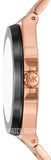  Shop Authentic Michael Kors Lennox Chronograph Black Dial Rose Gold Steel Strap Watch For Men - MK8940 - Luxxuri