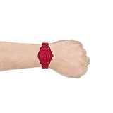  Shop Authentic Michael Kors Lexington Chronograph Red Dial Red Steel Strap Watch For Men - MK8814 - Luxxuri