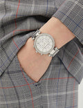  Shop Authentic Michael Kors Parker Silver Dial Silver Steel Strap Watch for Women - MK5353 - Luxxuri