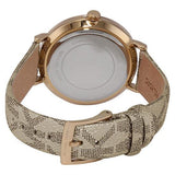  Shop Authentic Michael Kors Addyson Quartz Gold Dial Gold Leather Strap Watch for Women - MK2952 - Luxxuri