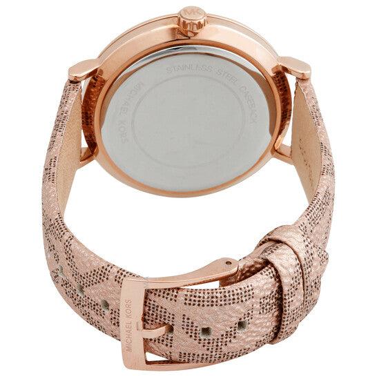  Shop Authentic Michael Kors Addyson Quartz Rose Gold Dial Pink Leather Strap Watch for Women - MK2953 - Luxxuri