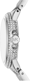  Shop Authentic Michael Kors Camille Pave Crystals Silver Dial Silver Steel Strap Watch for Women - MK4804 - Luxxuri