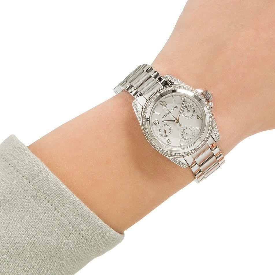 Michael Kors Blair Silver Dial SIlver Steel Strap Watch for Women - MK5612
