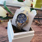  Shop Authentic Michael Kors Bradshaw Blue Dial Two Tone Steel Strap Watch for Women - MK5976 - Luxxuri