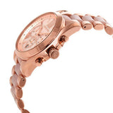  Shop Authentic Michael Kors Bradshaw Chronograph Pink Dial Two Tone Steel Strap Watch For Women - MK6830 - Luxxuri