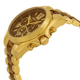  Shop Authentic Michael Kors Bradshaw Chronograph Brown Dial Two Tone Steel Strap Watch For Women - MK5696 - Luxxuri