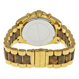  Shop Authentic Michael Kors Bradshaw Chronograph Brown Dial Two Tone Steel Strap Watch For Women - MK5696 - Luxxuri