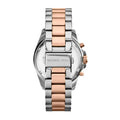 Michael Kors Bradshaw Blue Dial Two Tone Steel Strap Watch for Women - MK5606