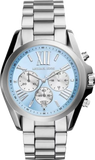  Shop Authentic Michael Kors Bradshaw Chronograph Blue Dial Silver Steel Strap Watch For Women - MK6099 - Luxxuri