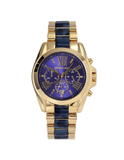  Shop Authentic Michael Kors Bradshaw Navy Blue Dial Two Tone Steel Strap Watch for Women - MK6268 - Luxxuri