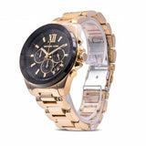  Shop Authentic Michael Kors Brecken Chronograph Black Dial Gold Steel Strap Watch For Men - MK8848 - Luxxuri