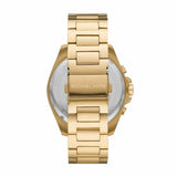  Shop Authentic Michael Kors Brecken Chronograph Black Dial Gold Steel Strap Watch For Men - MK8848 - Luxxuri