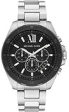 Shop Authentic Michael Kors Brecken Chronograph Black Dial Silver Steel Strap Watch For Men - MK8847 - Luxxuri