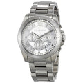 Shop Authentic Michael Kors Brecken Chronograph Silver Dial Silver Steel Strap Watch For Women - MK8562 - Luxxuri