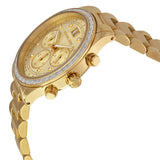  Shop Authentic Michael Kors Brinkley Diamonds Gold Dial Gold Steel Strap Watch for Women - MK6187 - Luxxuri