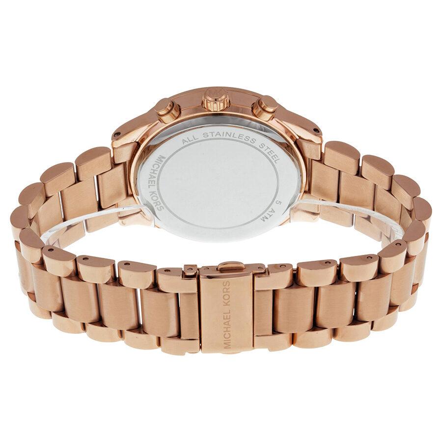  Shop Authentic Michael Kors Brinkley Rose Gold Dial Rose Gold Steel Strap Watch for Women - MK6204 - Luxxuri