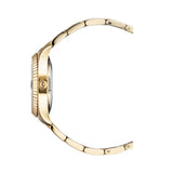  Shop Authentic Michael Kors Brinkley Diamonds Gold Dial Gold Steel Strap Watch for Women - MK6187 - Luxxuri