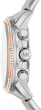 Shop Authentic Michael Kors Bryn Pavé White Dial Two Tone Steel Strap Watch For Women - MK7201 - Luxxuri