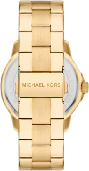  Shop Authentic Michael Kors Bryn Quartz Gold Dial Gold Steel Strap Watch For Women - MK7317 - Luxxuri