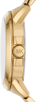  Shop Authentic Michael Kors Bryn Quartz Gold Dial Gold Steel Strap Watch For Women - MK7317 - Luxxuri