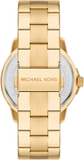  Shop Authentic Michael Kors Bryn Quartz Gold Dial Gold Steel Strap Watch For Women - MK7317 - Luxxuri