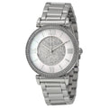  Shop Authentic Michael Kors Catlin Silver Dial Silver Steel Strap Watch for Women - MK3355 - Luxxuri
