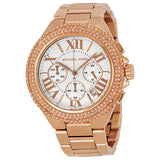  Shop Authentic Michael Kors Camille Chronograph White Dial Rose Gold Steel Strap Watch for Women - MK5636 - Luxxuri