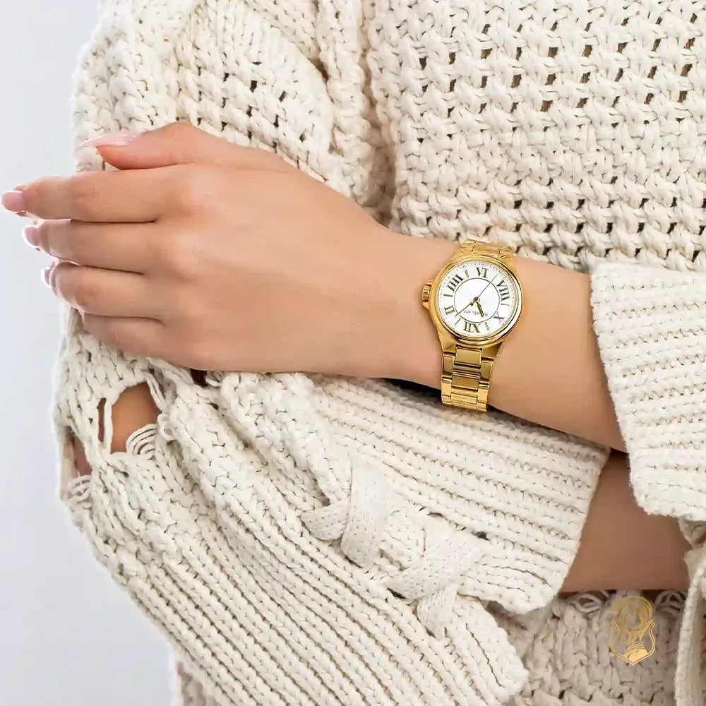  Shop Authentic Michael Kors Camille Quartz White Dial Gold Steel Strap Watch For Women - MK7255 - Luxxuri