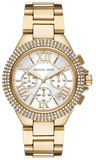  Shop Authentic Michael Kors Camille Chronograph White Dial Gold Steel Strap Watch For Women - MK6994 - Luxxuri
