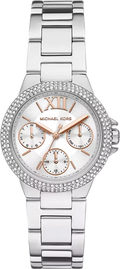  Shop Authentic Michael Kors Camille Chronograph White Dial Silver Steel Strap Watch For Women - MK7198 - Luxxuri