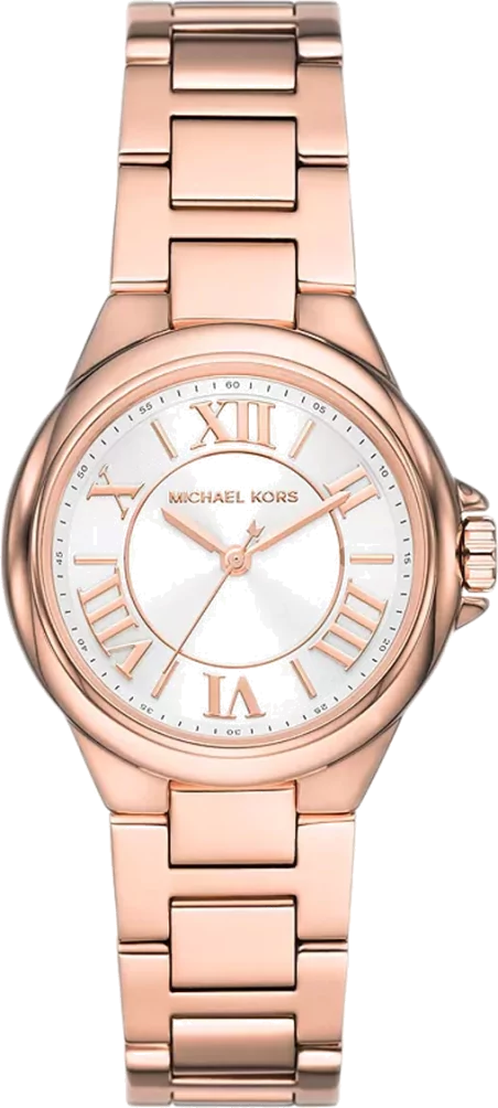  Shop Authentic Michael Kors Camille Quartz White Dial Rose Gold Steel Strap Watch For Women - MK7256 - Luxxuri