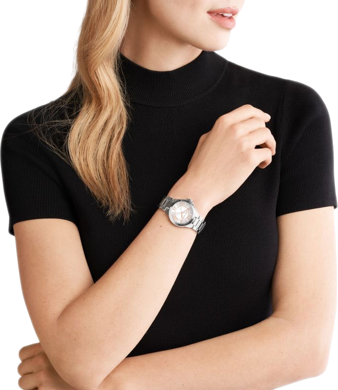  Shop Authentic Michael Kors Camille Three Hand Silver Dial Silver Steel Strap Watch For Women - MK7259 - Luxxuri