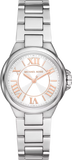  Shop Authentic Michael Kors Camille Three Hand Silver Dial Silver Steel Strap Watch For Women - MK7259 - Luxxuri