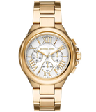  Shop Authentic Michael Kors Camille Chronograph White Dial Gold Steel Strap Watch For Women - MK7270 - Luxxuri