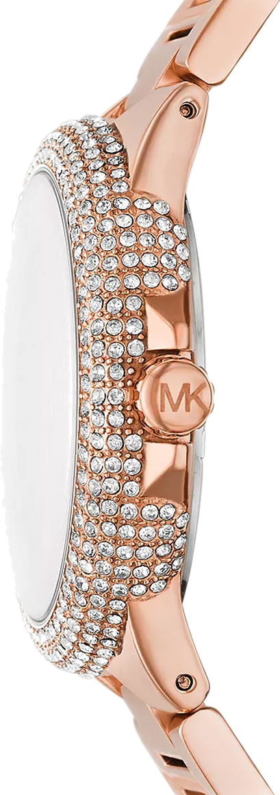  Shop Authentic Michael Kors Camille Analog Pink Dial Rose Gold Steel Strap Watch for Women - MK7340 - Luxxuri