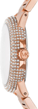  Shop Authentic Michael Kors Camille Analog Pink Dial Rose Gold Steel Strap Watch for Women - MK7340 - Luxxuri