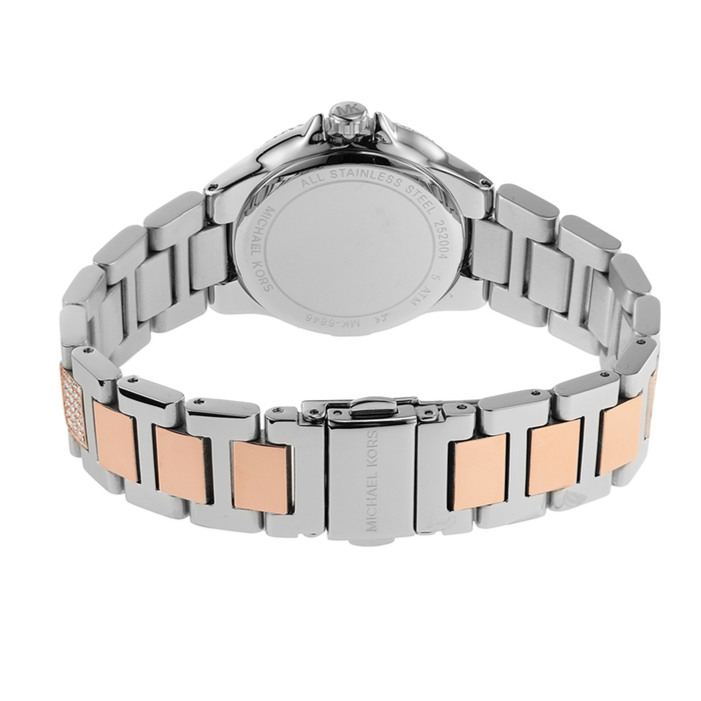  Shop Authentic Michael Kors Camille Multifunction White Dial Two Tone Steel Strap Watch For Women - MK6846 - Luxxuri