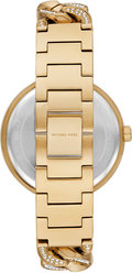  Shop Authentic Michael Kors Catelyn Crystals Gold Dial Gold Steel Strap Watch For Women - MK4674 - Luxxuri
