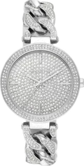 Michael Kors Catelyn Quartz Crystals Silver Dial Silver Steel Strap Watch For Women - MK4675