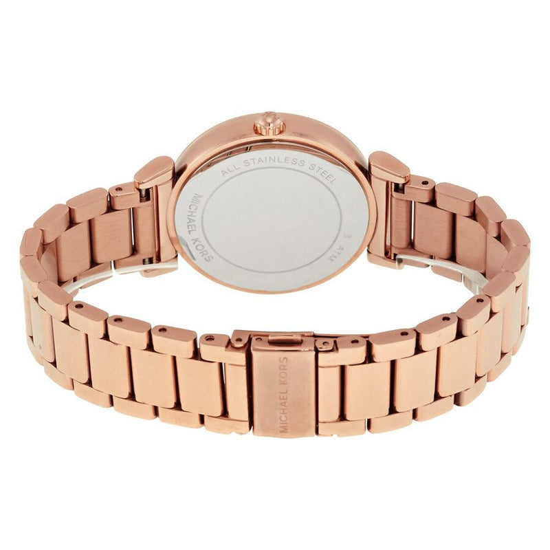  Shop Authentic Michael Kors Catlin Black Diamonds Dial Rose Gold Steel Strap Watch for Women - MK3356 - Luxxuri