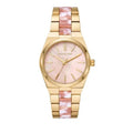  Shop Authentic Michael Kors Channing Quartz Mother of Pearl Pink Dial Two Tone Steel Strap Watch For Women - MK6650 - Luxxuri